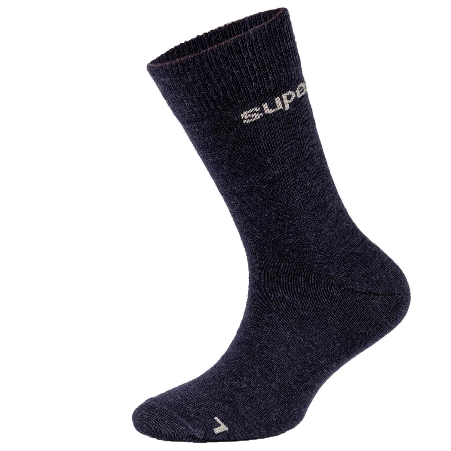 Детски мериносови чорапи super.natural Kid's All Day Socks 2-Pack Merino socks - Navy Blazer / Wing Grey