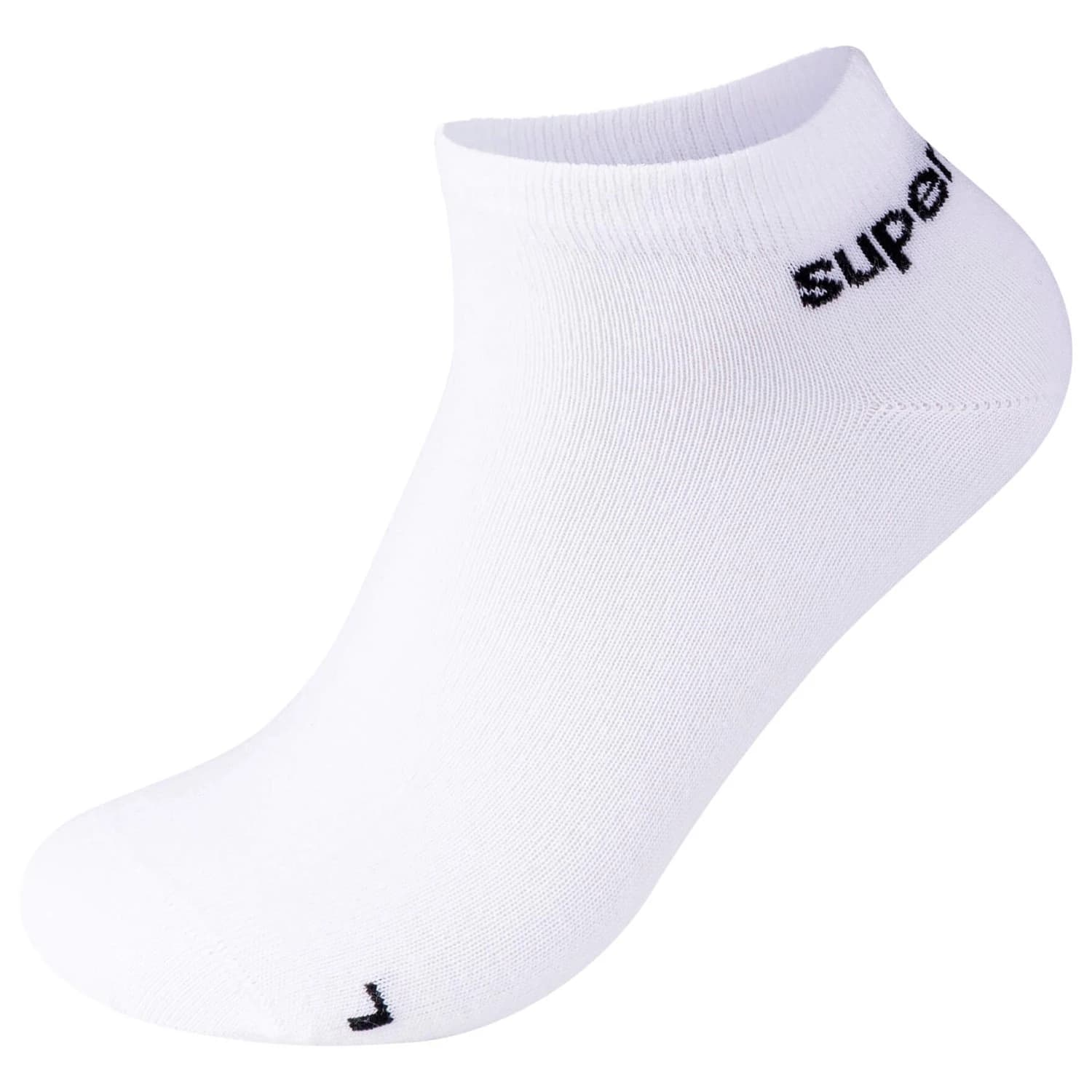 Мериносови чорапи super.natural Sneaker Socks 2-Pack Merino socks - Fresh White / Jet Black