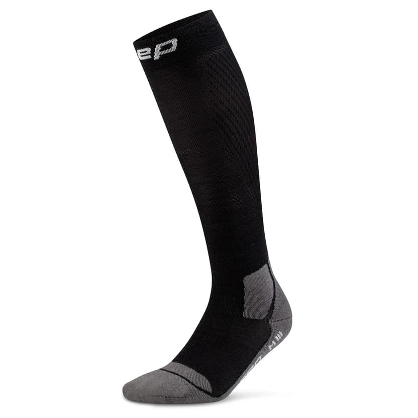 Дамски компресионни чорапи CEP Women's Hiking Light Cushion Socks Tall Compression socks - Black / Grey