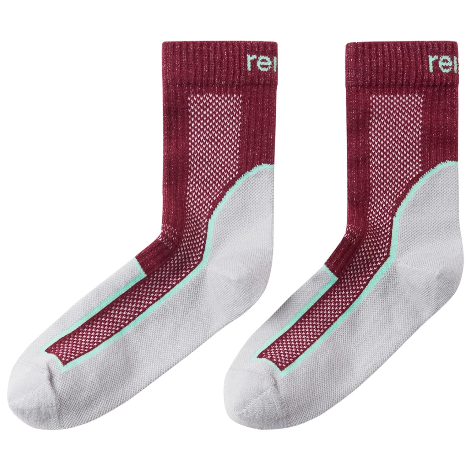 Детски туристически чорапи Reima Kid's Kuivuri Walking socks - Maroon