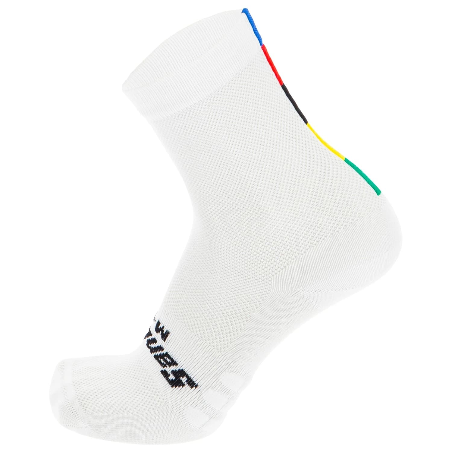 Чорапи за колоездене Santini UCI Official Cycling Socks - Bianco