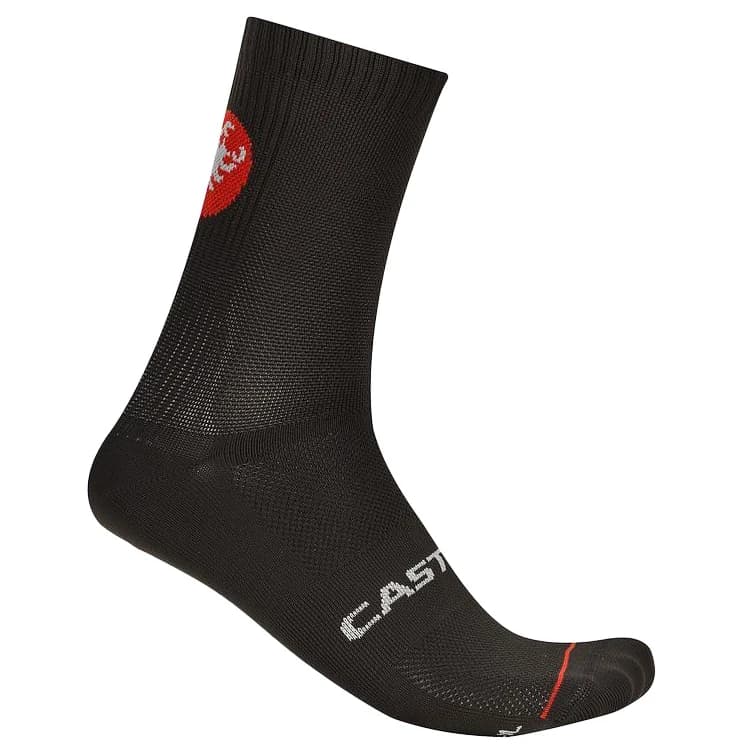 Чорапи за колоездене Castelli Entrata 12 Sock Cycling socks - Black