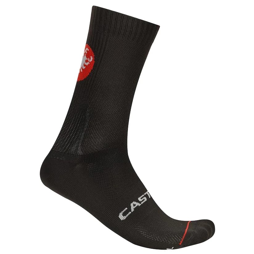 Чорапи за колоездене Castelli Entrata 18 Sock Cycling socks - Black