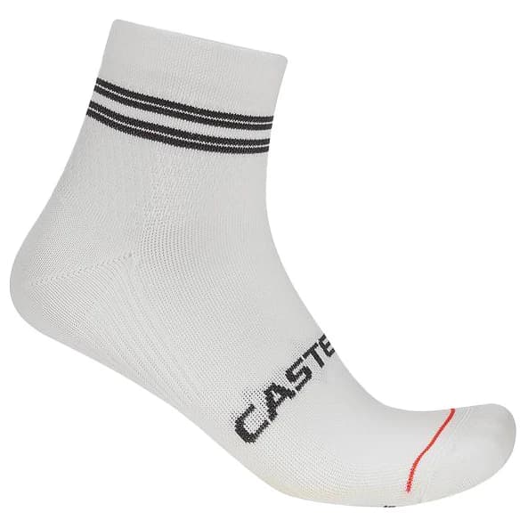 Дамски чорапи за колоездене Castelli Women's Anima 7 Sock Cycling socks - White