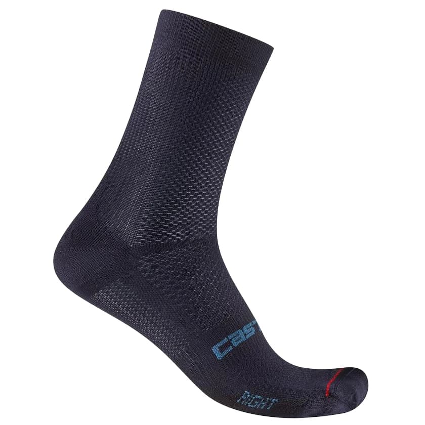 Дамски чорапи за колоездене Castelli Women's Espresso 2 12 Sock Cycling socks - Belgian Blue