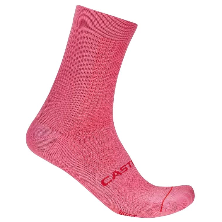 Дамски чорапи за колоездене Castelli Women's Espresso 2 12 Sock Cycling socks - Rosa Giro