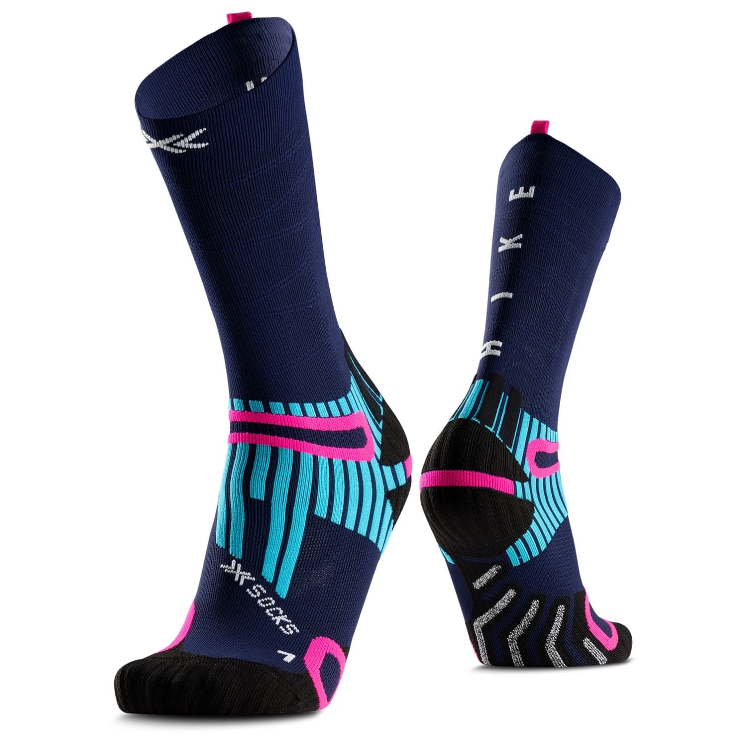 Туристически чорапи X-Socks Hike Anatomix Crew Walking socks - Marine