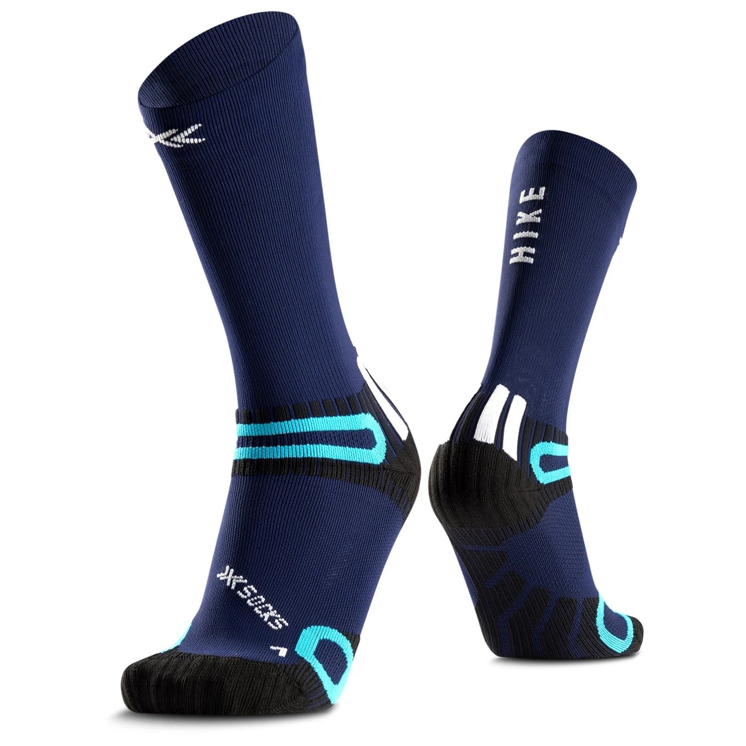 Туристически чорапи X-Socks Hike Discover Crew Walking socks - Marine