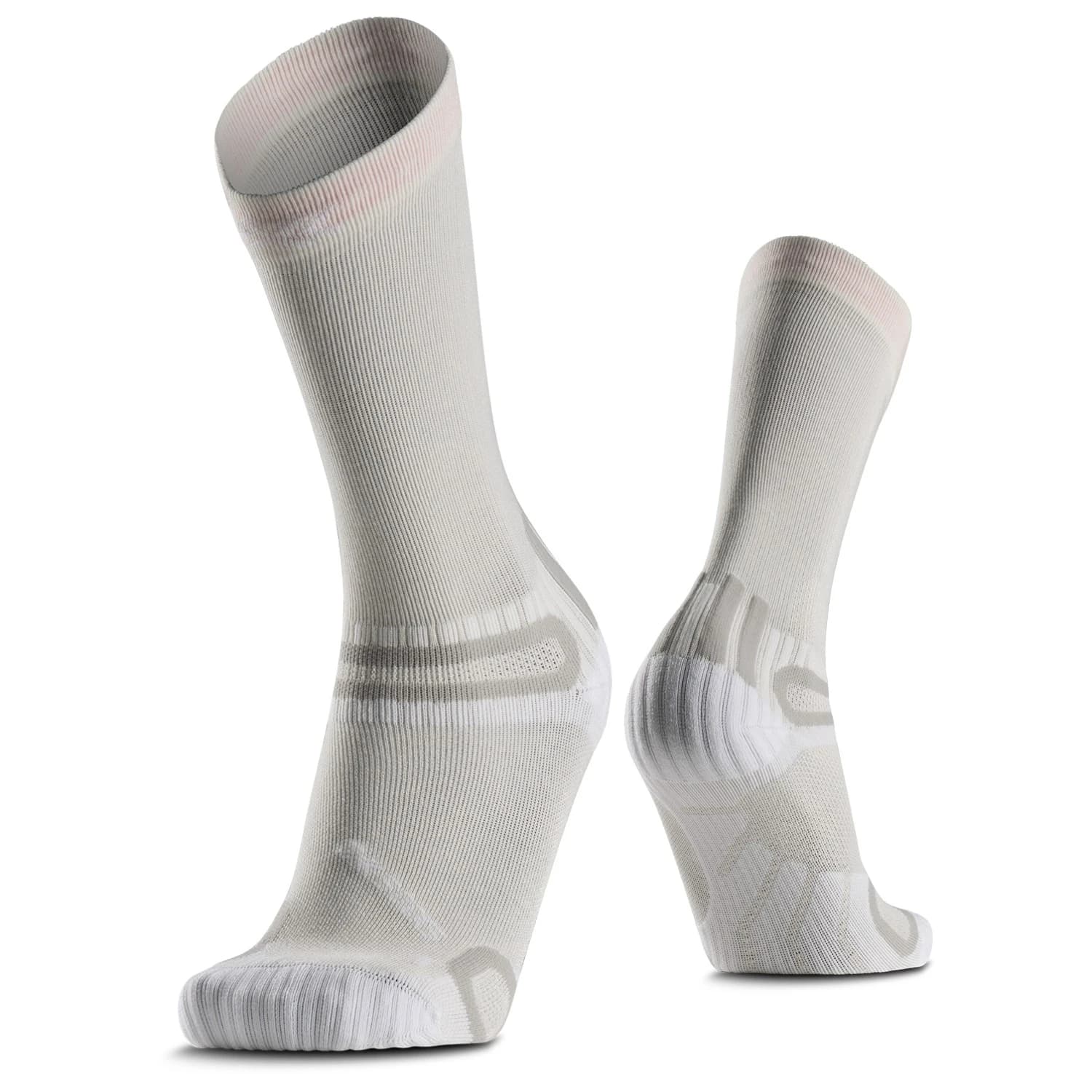 Туристически чорапи X-Socks Hike Discover Natural Crew Walking socks - Natural