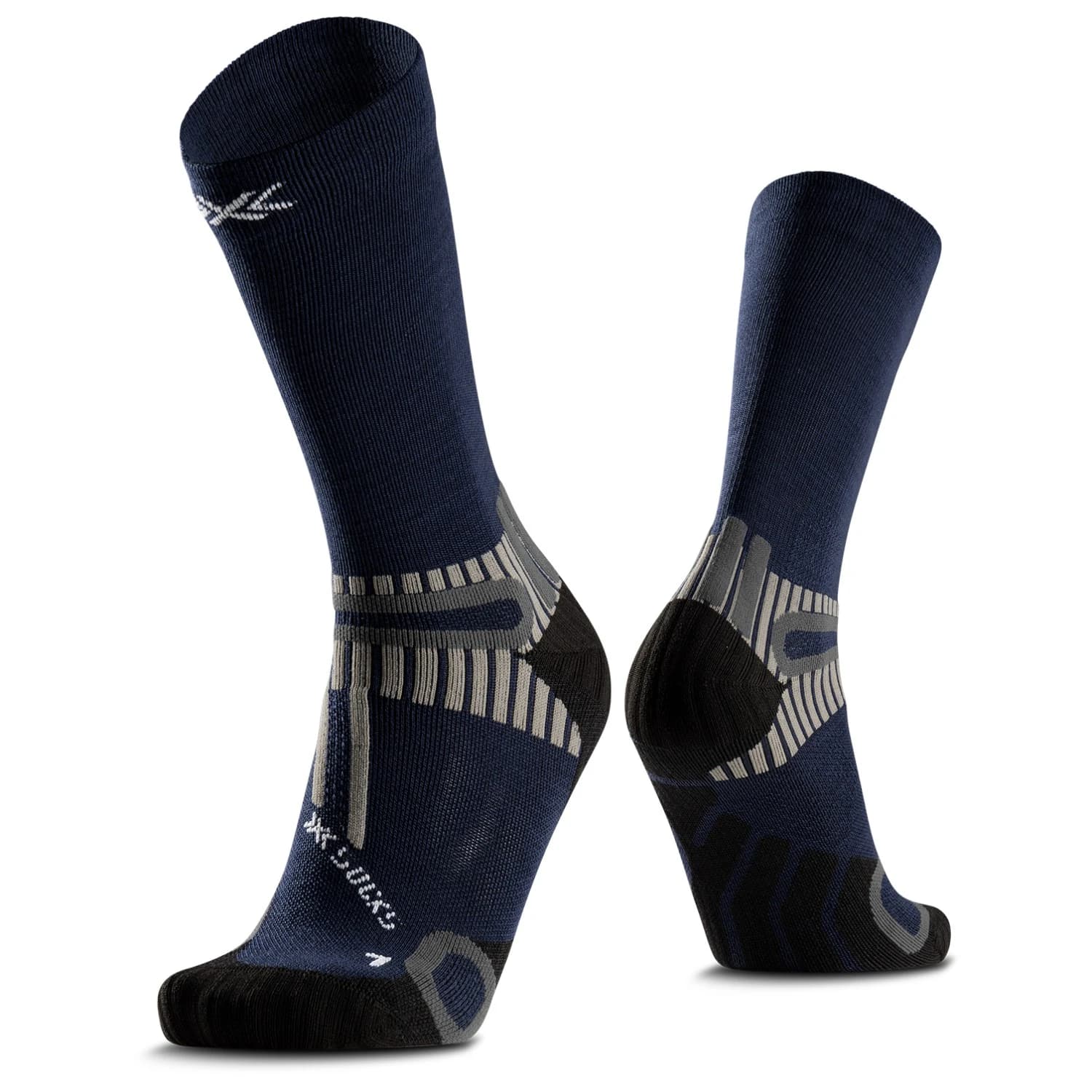 Туристически чорапи X-Socks Hike Perform Merino Crew Walking socks - Heather Marine