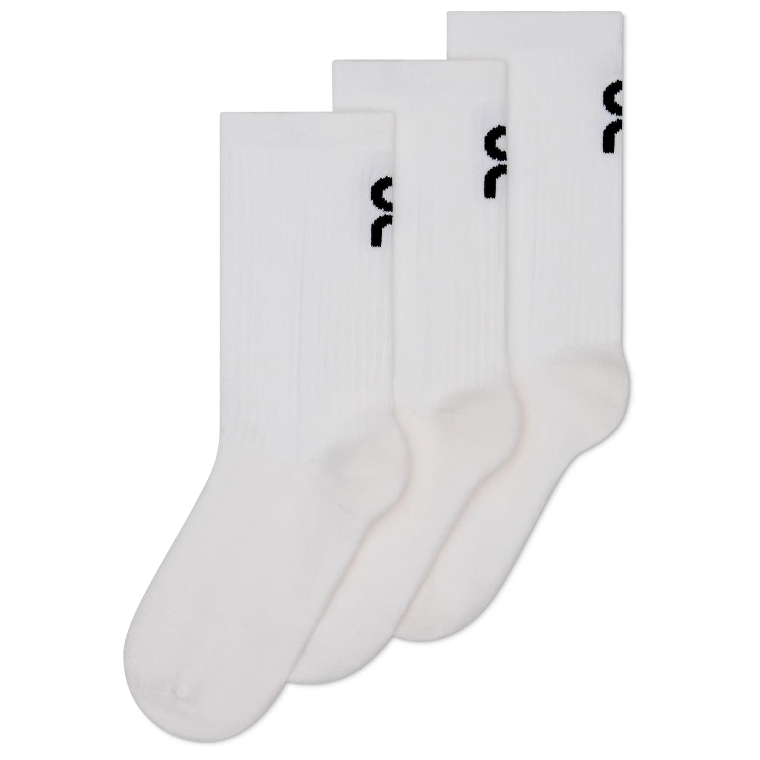Детски спортни чорапи On Kid's Logo Sock High 3-Pack Sports socks - White