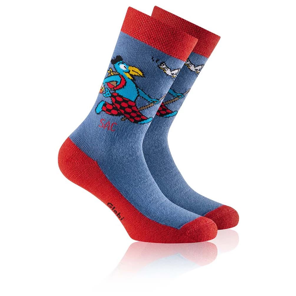 Детски туристически чорапи Rohner Kid's SAC Globi Trekking Walking socks - Rot