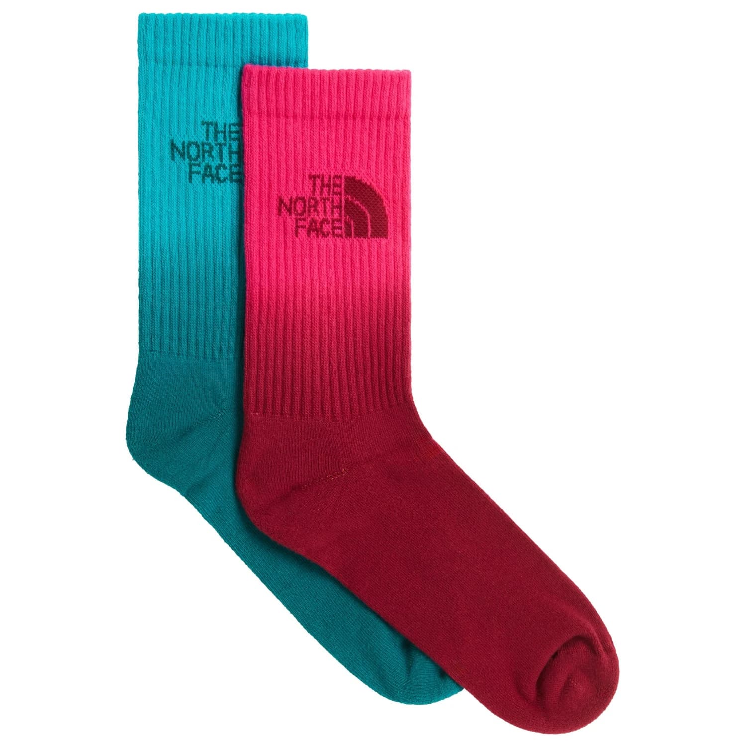 Мъжки спортни чорапи The North Face Everyday Crew Sock Dip Dye 2-Pack Sports socks - Pacific Teal / Restorative Teal