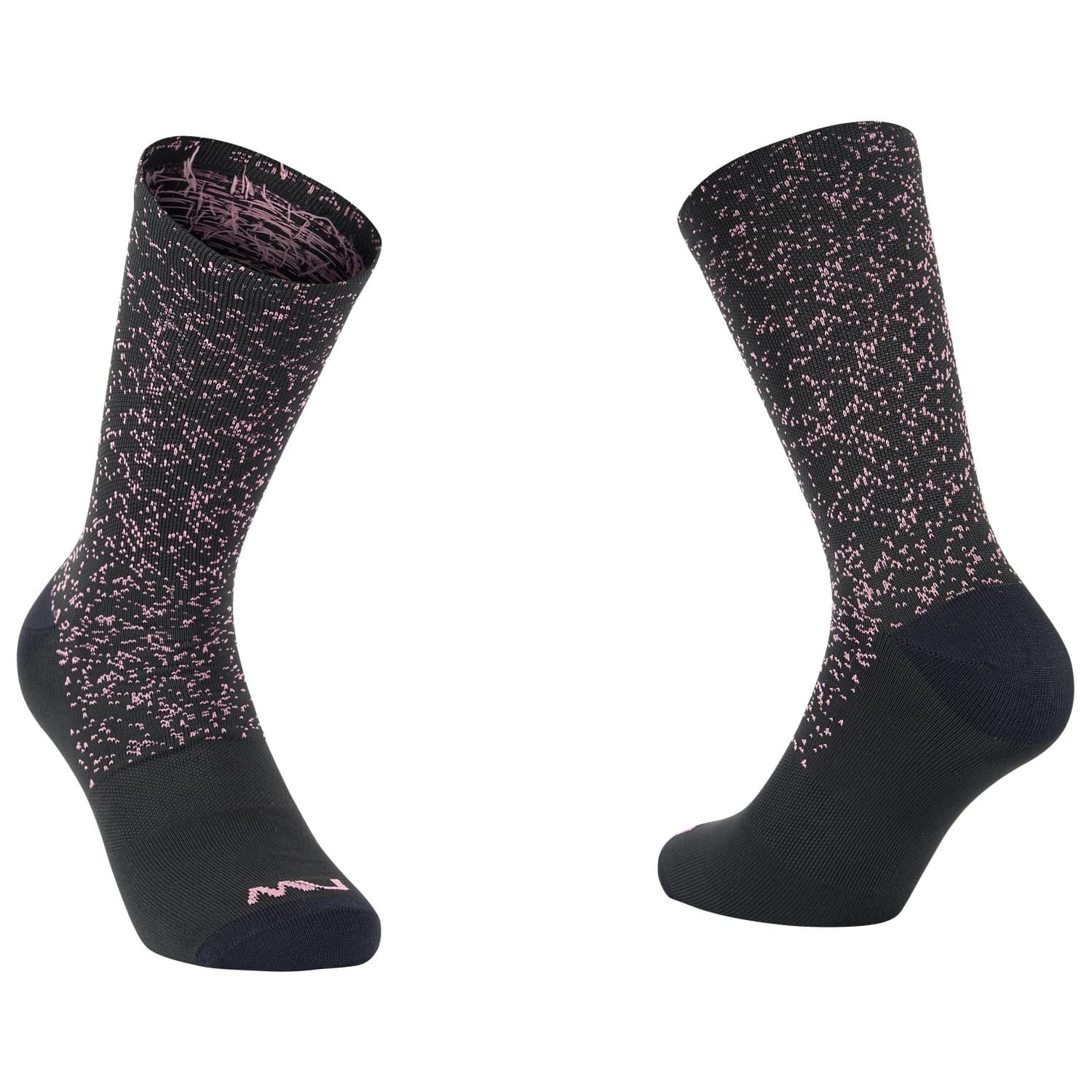 Мъжки чорапи за колоездене Northwave Stardust Sock Cycling socks - Black / Malva
