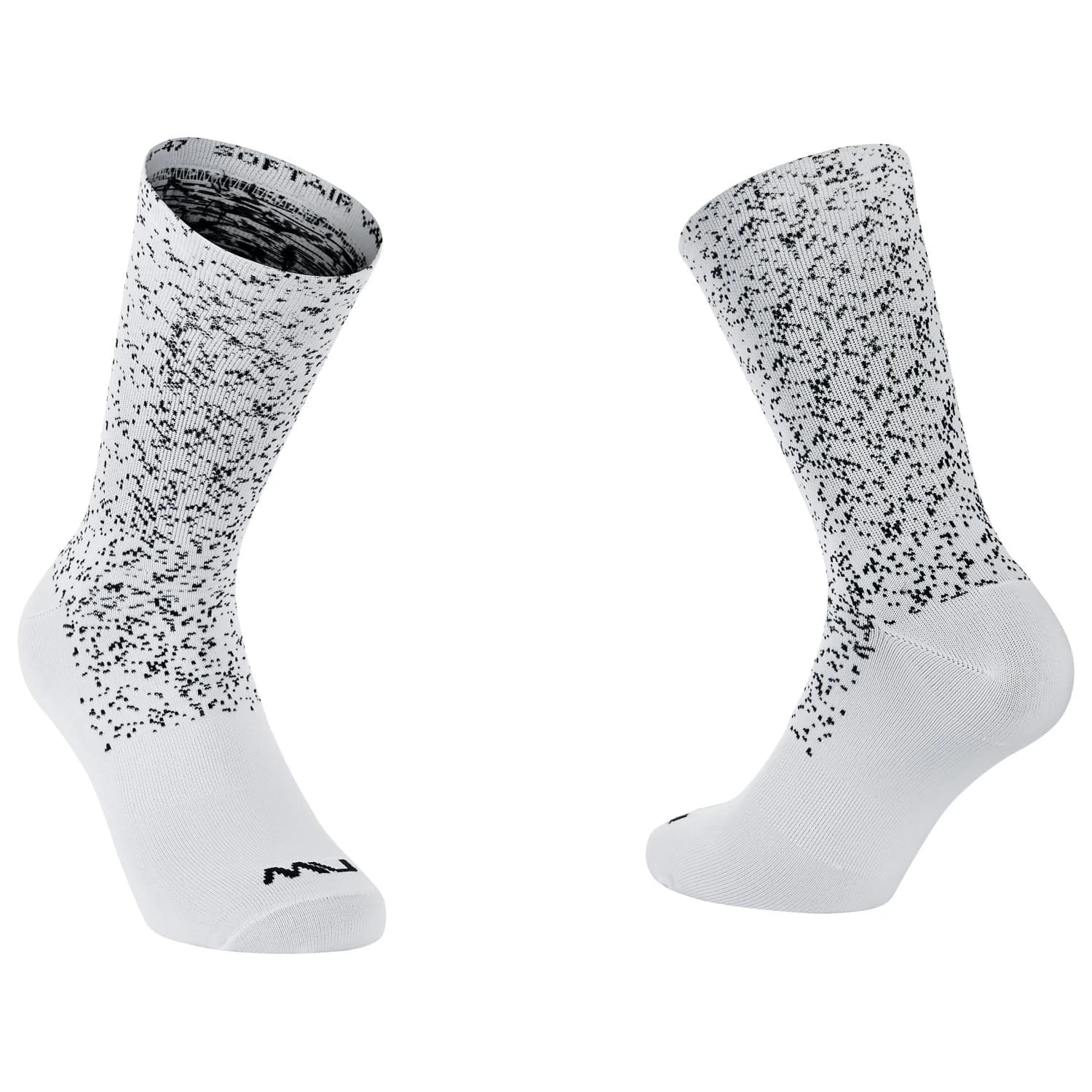 Мъжки чорапи за колоездене Northwave Stardust Sock Cycling socks - White / Black