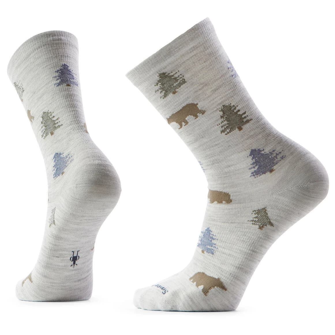 Спортни чорапи Smartwool Everyday Through The Trees Crew Sports socks - Ash