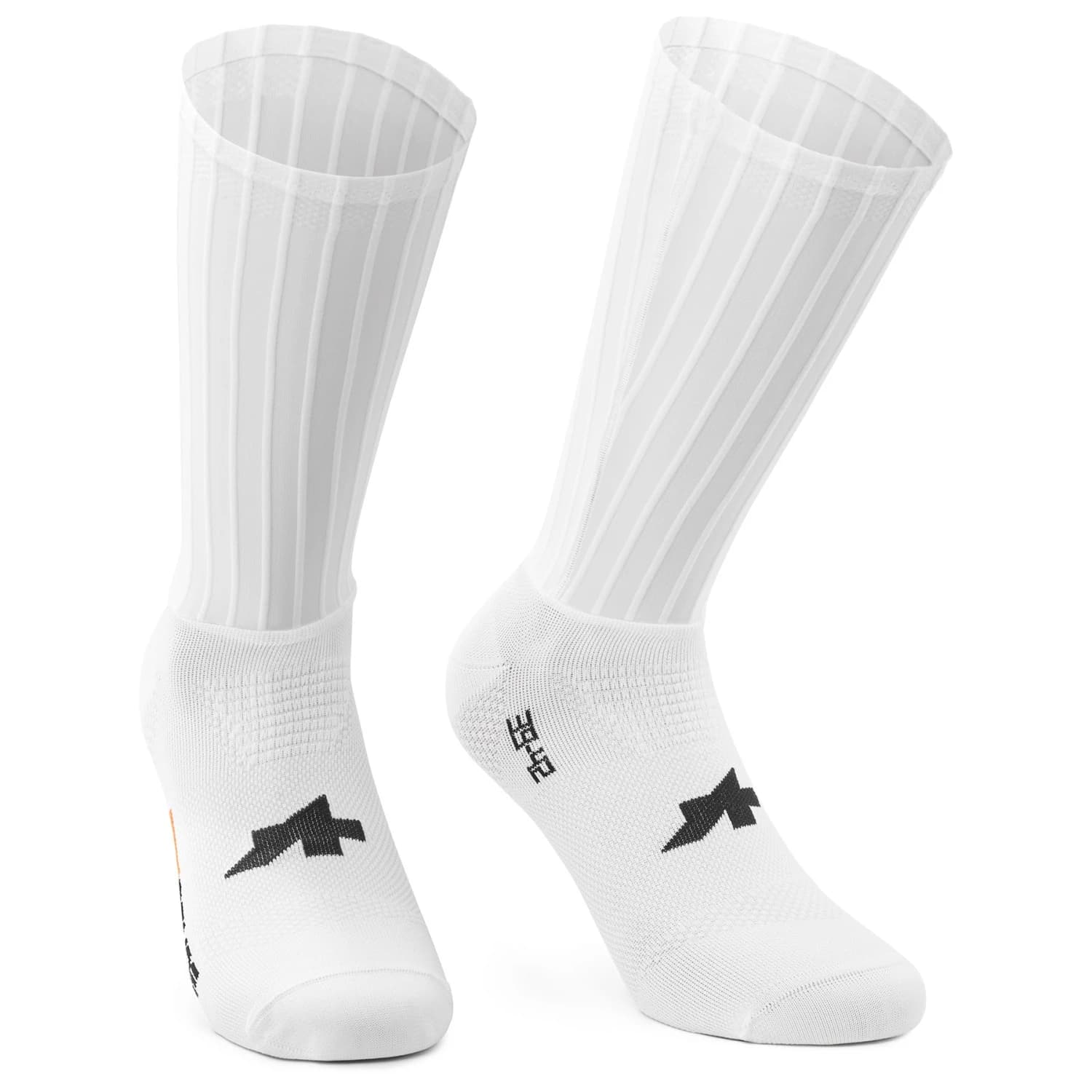 Чорапи за колоездене ASSOS RSR Bolide Socks S11 Cycling socks - White Series