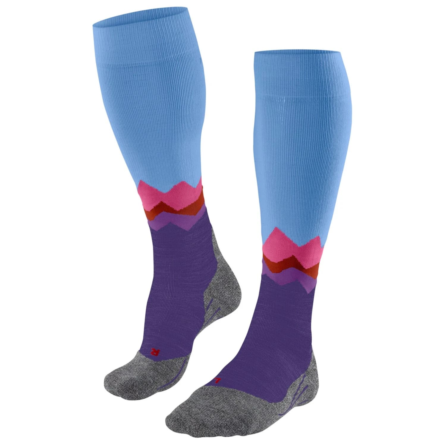 Мъжки туристически чорапи Falke Falke TK2 Explore Long Walking socks - Purple