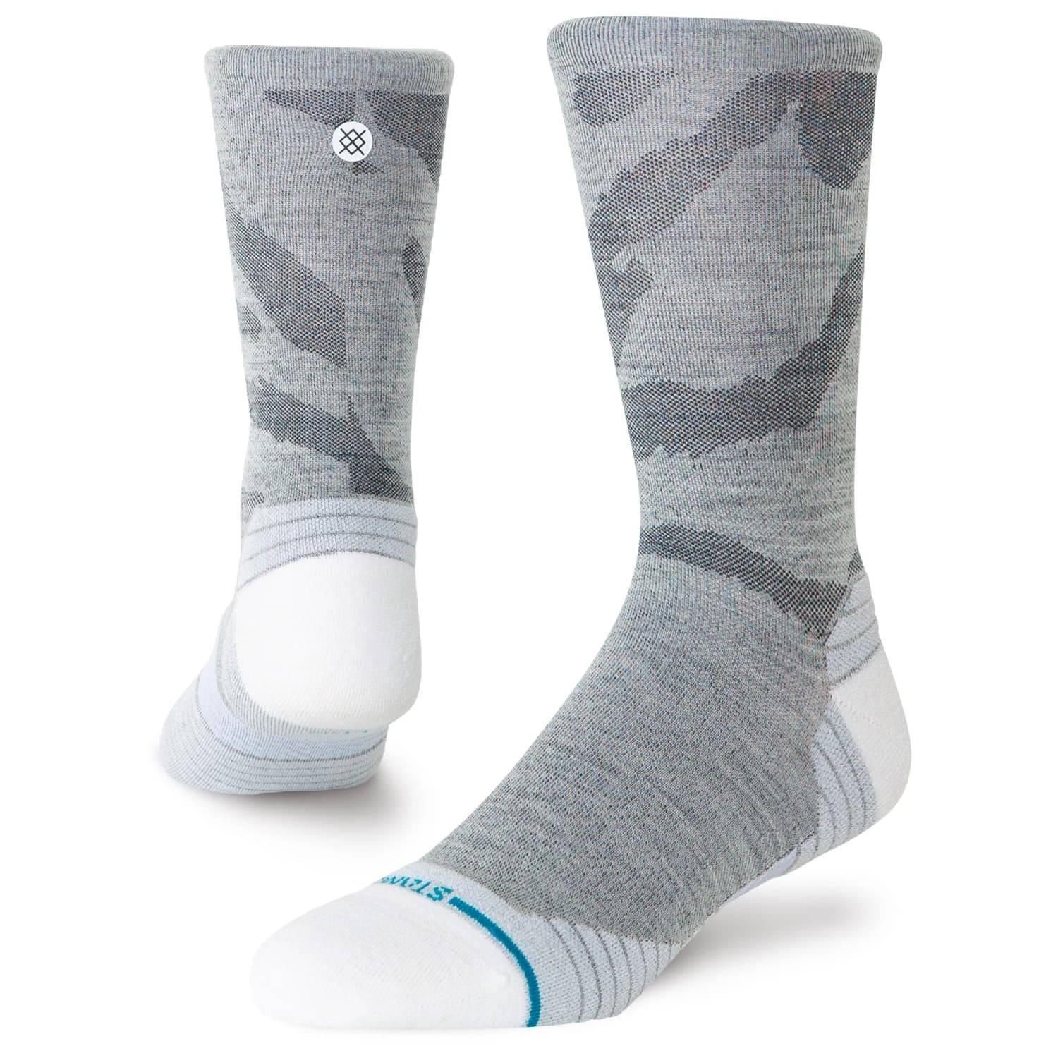 Спортни чорапи Stance Digi Dash Light Wool Crew Sports socks - White