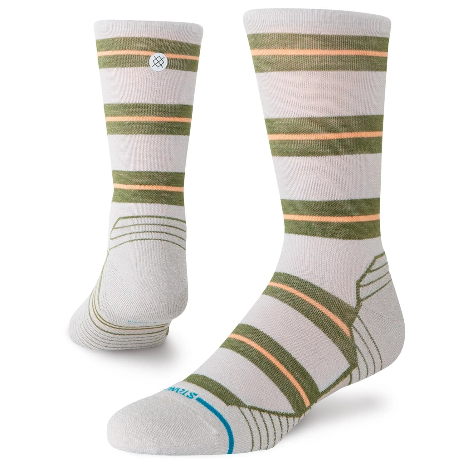Спортни чорапи Stance Striped It Light Wool Crew Sports socks - Grey