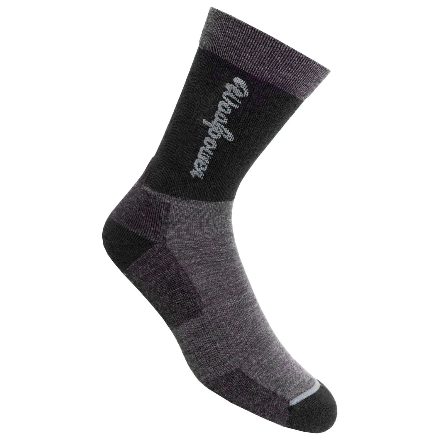 Туристически чорапи Woolpower Logo Motion Walking socks - Black