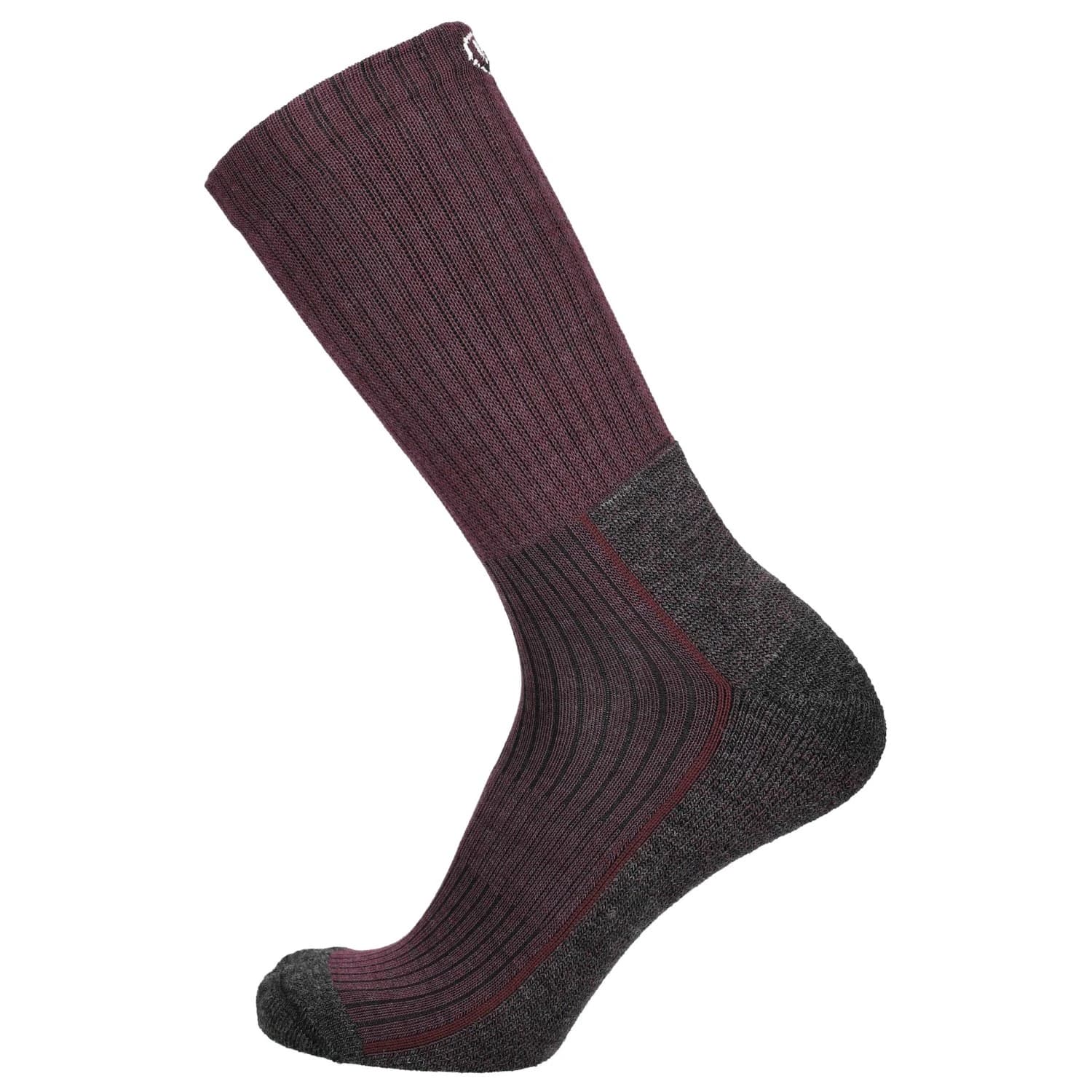 Туристически чорапи UphillSport Korpi Walking socks - Dark Wine / Grey