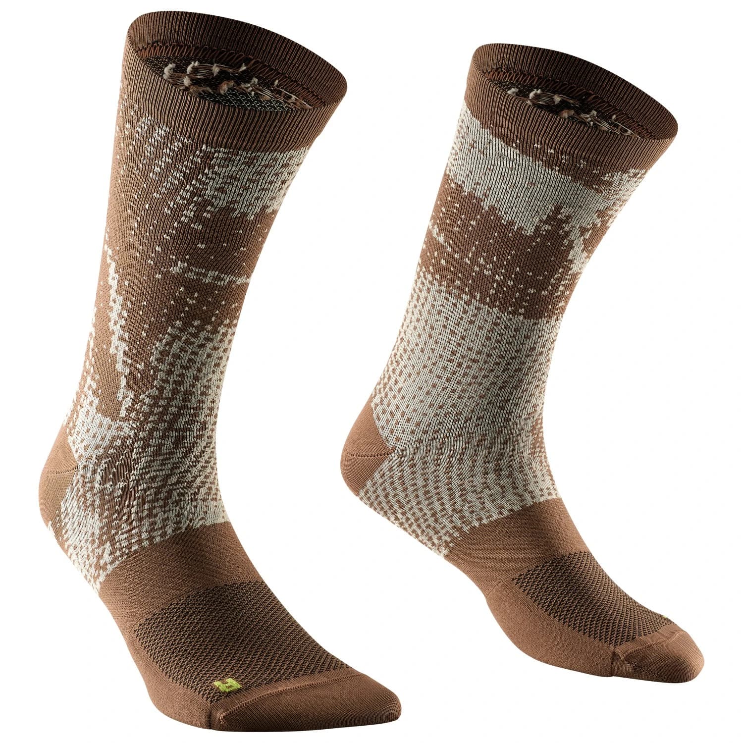 Чорапи за колоездене Mavic Essential Graphic Socks Cycling socks - Desert Palm / White Pepper