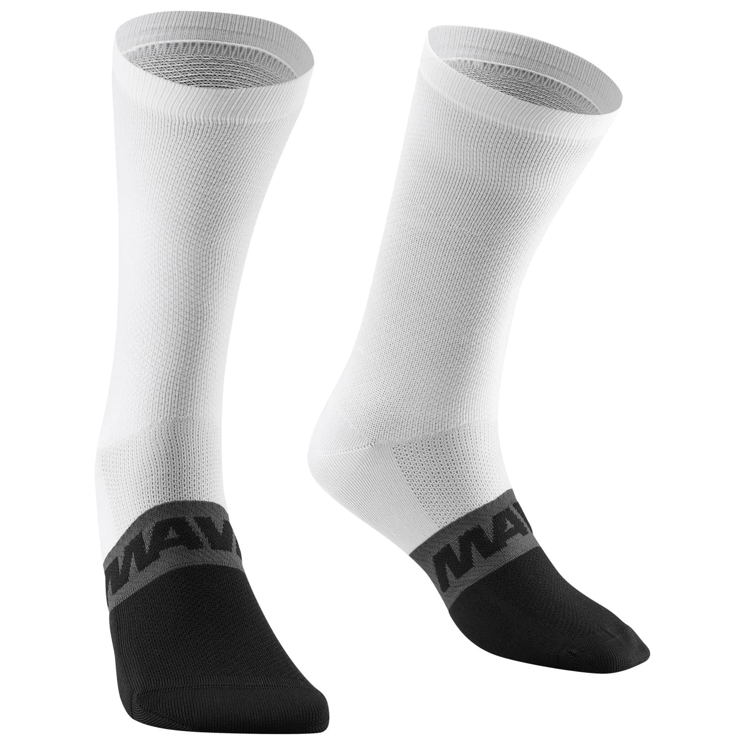 Чорапи за колоездене Mavic Essential High Socks Cycling socks - White