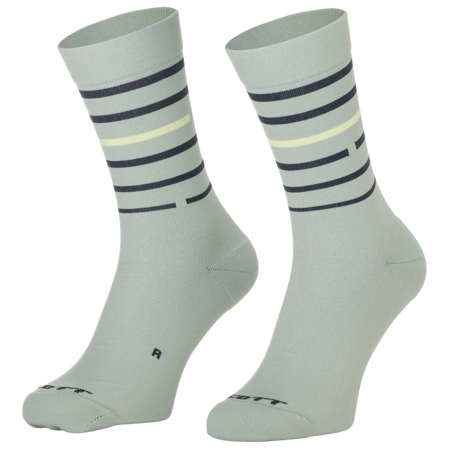 Чорапи за колоездене Scott Sock Rings Crew Cycling socks - Spray Grey