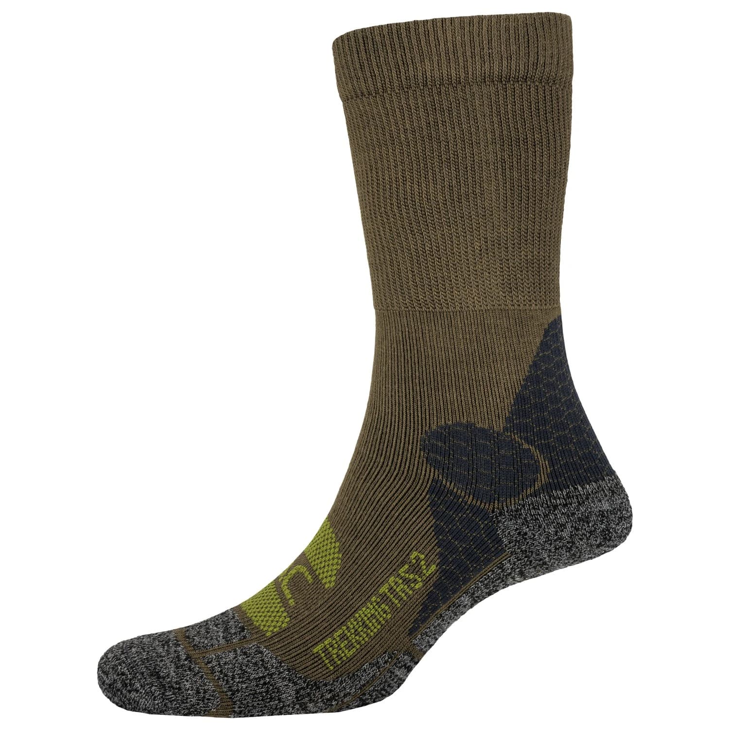 Мъжки туристически чорапи P.A.C. TR 5.2 Trekking Bamboo Cool Walking socks - Olive