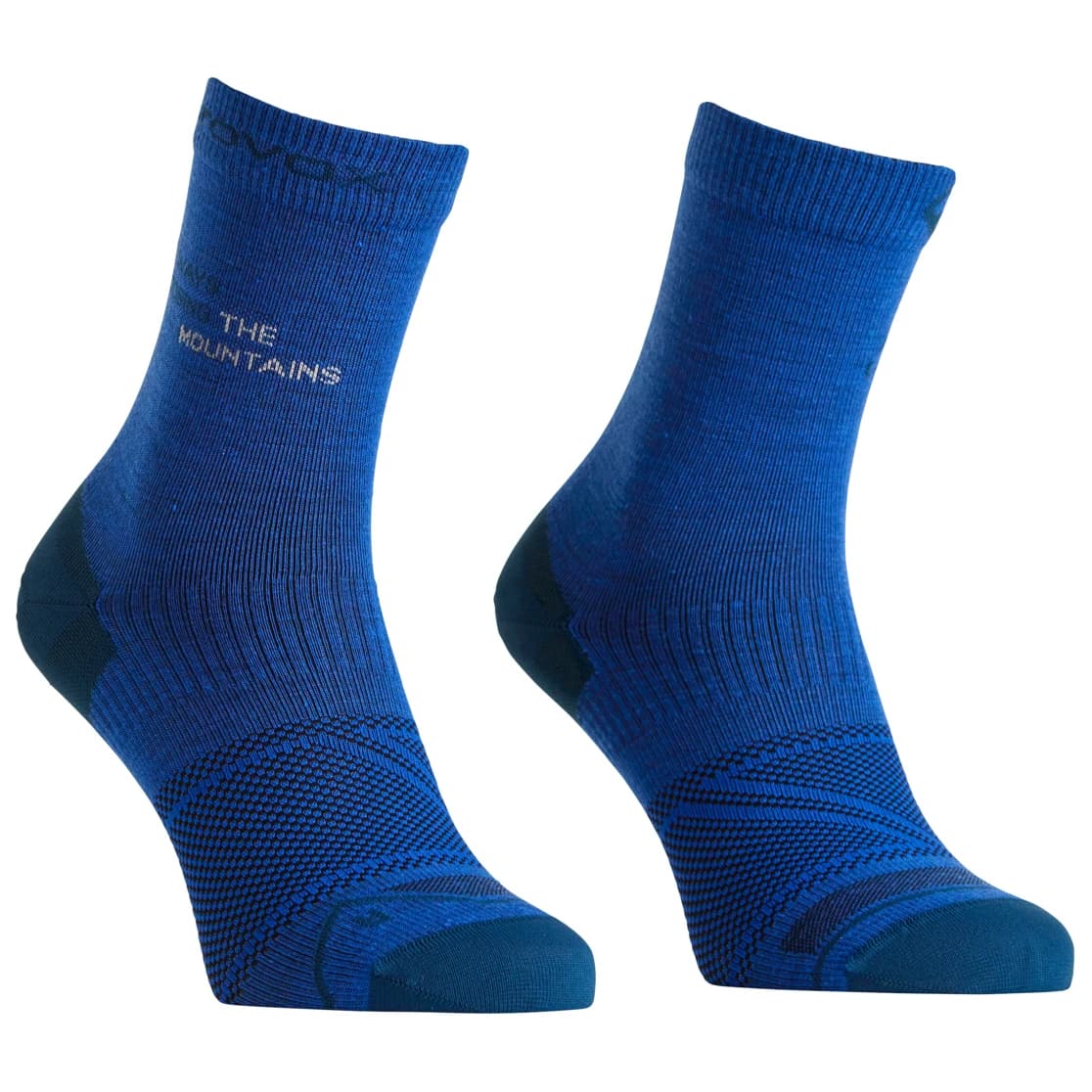 Мъжки туристически чорапи Ortovox Alpine Light Comp Mid Socks Walking socks - Blue Note