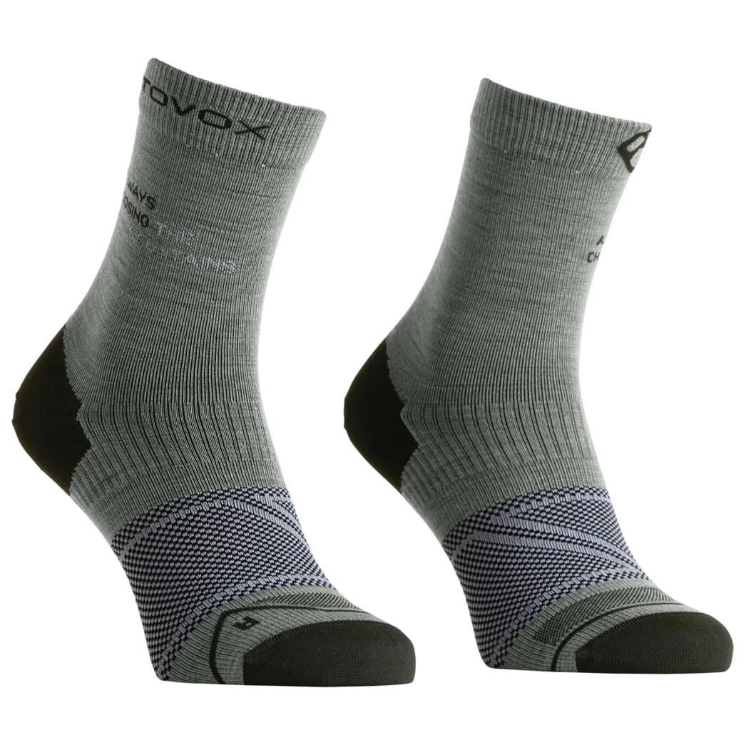Мъжки туристически чорапи Ortovox Alpine Light Comp Mid Socks Walking socks - Green Sage