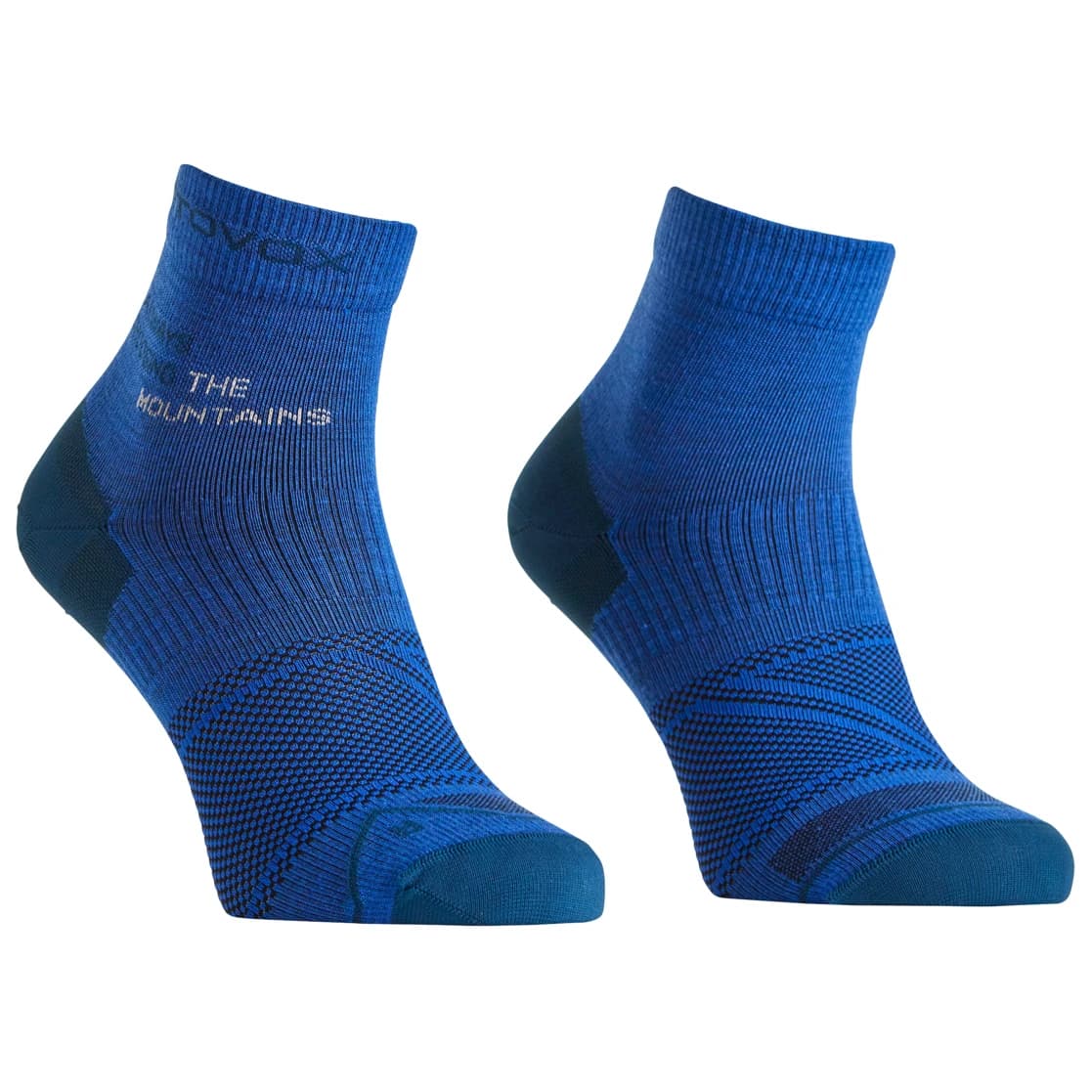 Мъжки туристически чорапи Ortovox Alpine Light Quarter Socks Walking socks - Blue Note