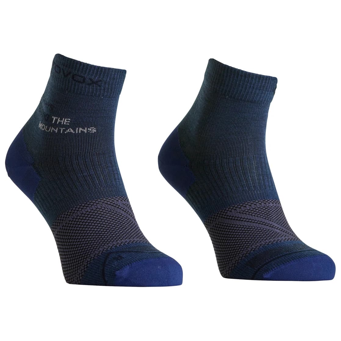 Мъжки туристически чорапи Ortovox Alpine Light Quarter Socks Walking socks - Blue Nunatak