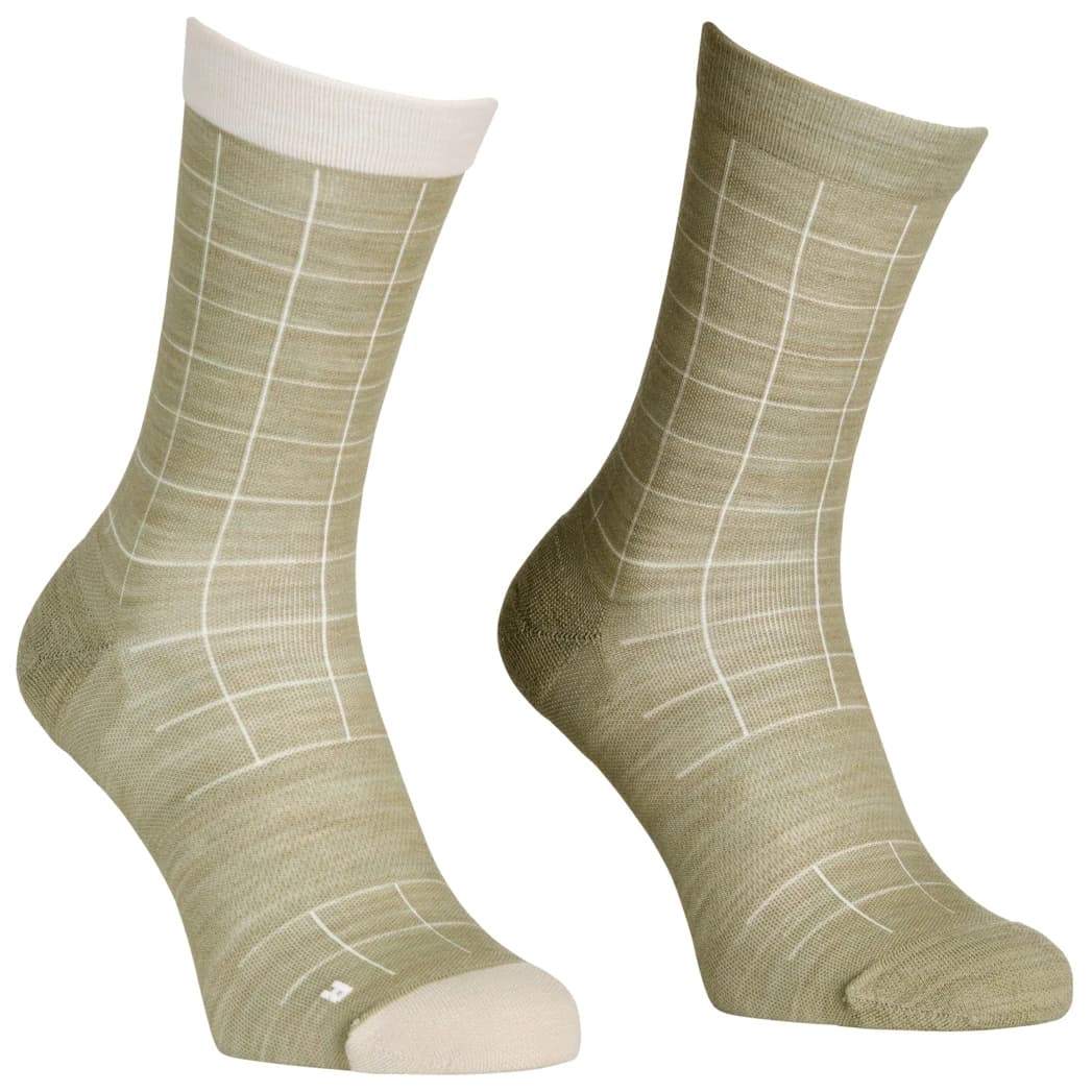 Мъжки чорапи за колоездене Ortovox MTB Mid Light Sock Cycling socks - Dark Linen