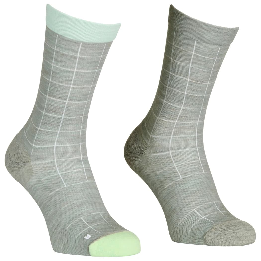 Мъжки чорапи за колоездене Ortovox MTB Mid Light Sock Cycling socks - Green Sage