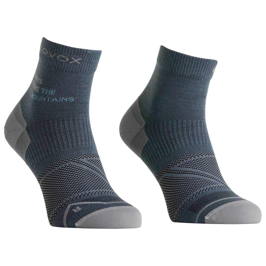Дамски туристически чорапи Ortovox Women's Alpine Light Quarter Socks Walking socks - Dark Arctic Grey