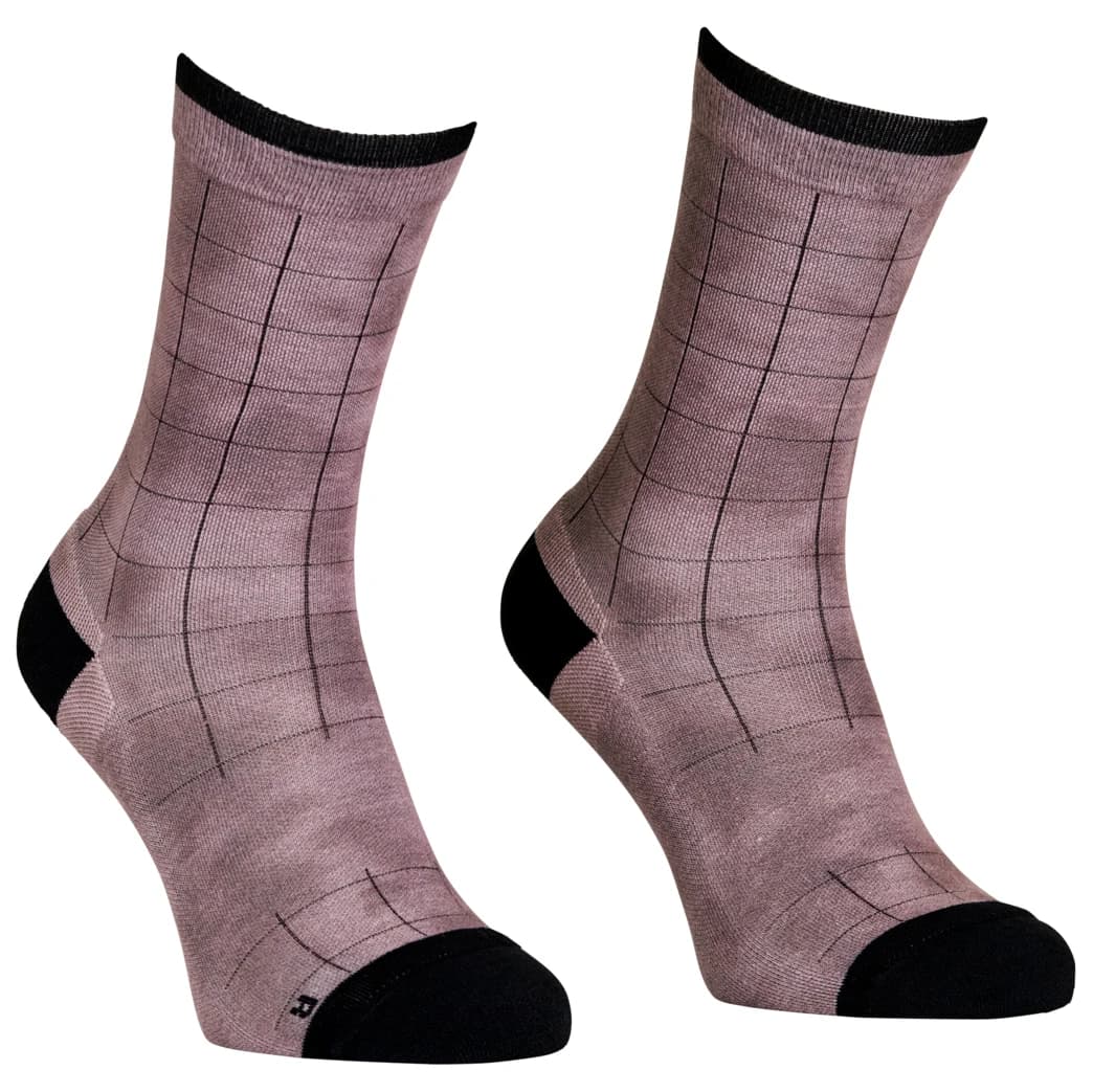 Дамски чорапи за колоездене Ortovox Women's MTB Mid Sock Cycling socks - Dawn Rose