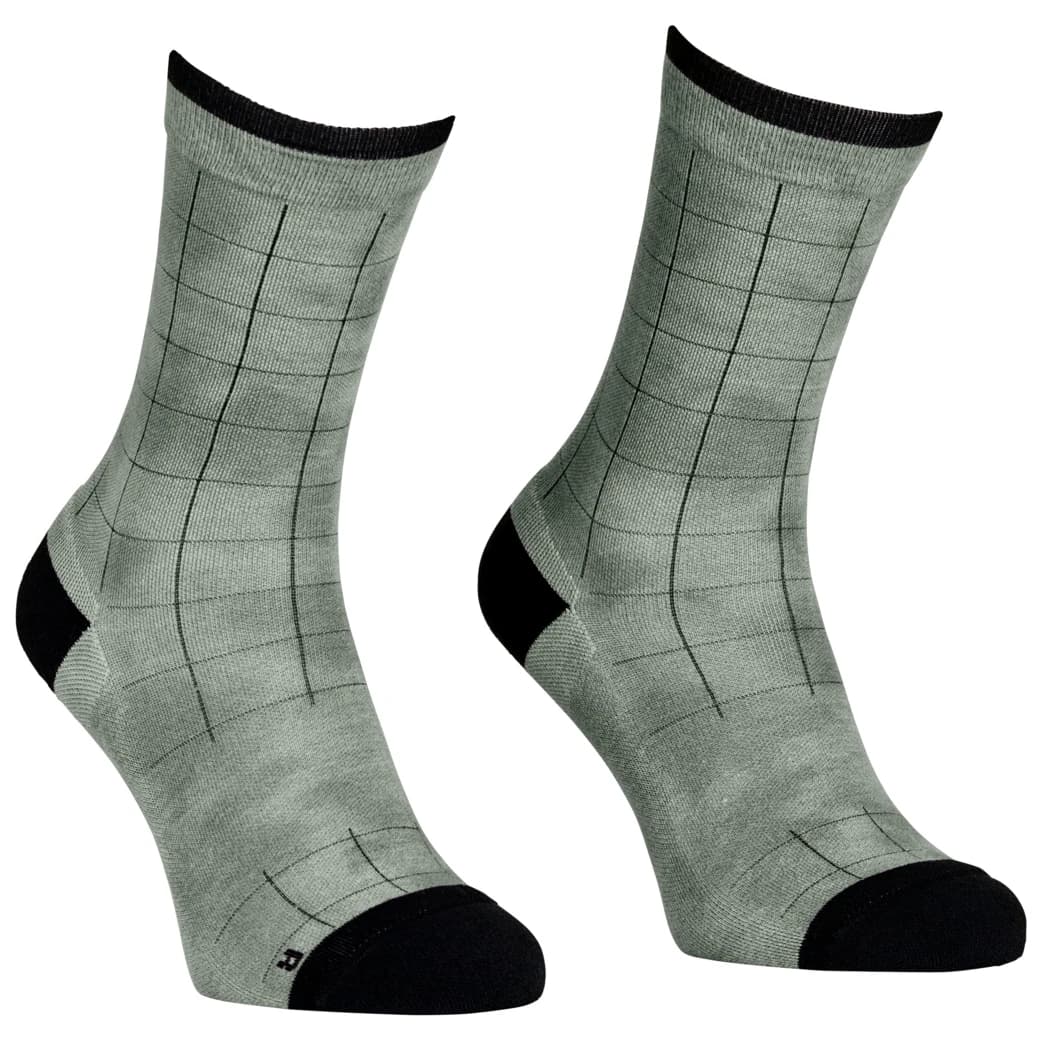 Дамски чорапи за колоездене Ortovox Women's MTB Mid Sock Cycling socks - Green Sage