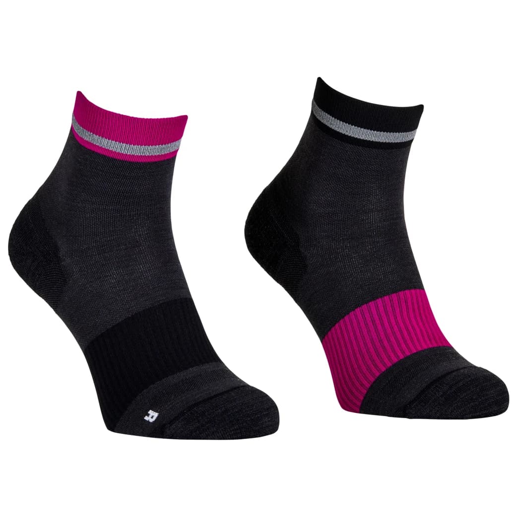 Дамски чорапи за колоездене Ortovox Women's MTB Quarter Sock Cycling socks - Black Raven