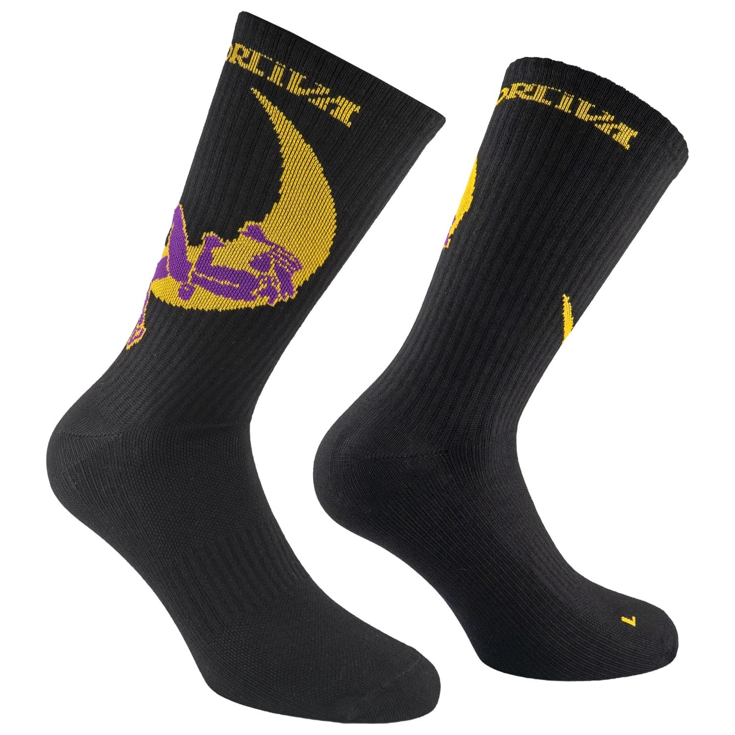 Спортни чорапи La Sportiva Climbing On The Moon Socks Sports socks - Black / Yellow