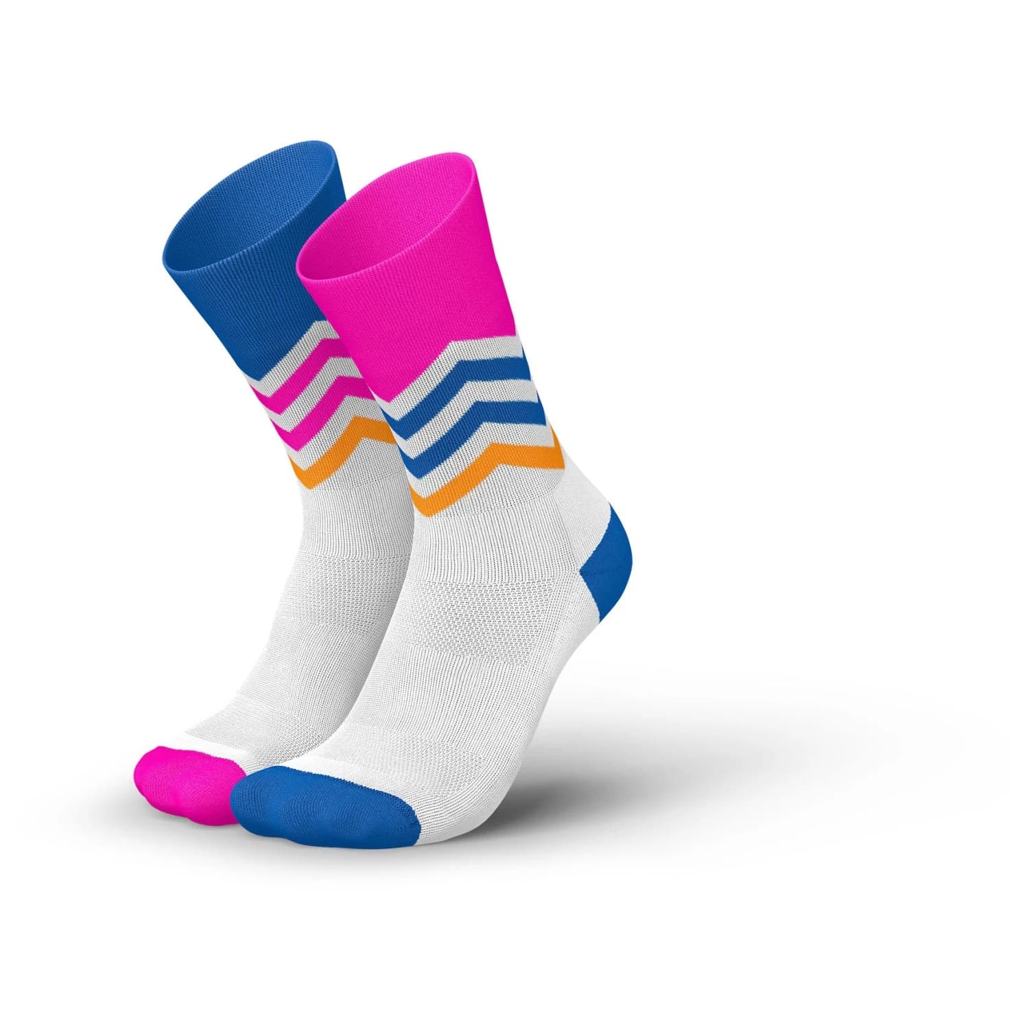 Чорапи за бягане INCYLENCE Running Volts Running socks - Blue Pink