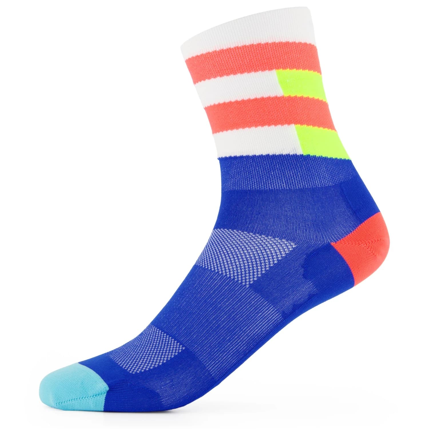 Чорапи за бягане INCYLENCE Ultralight Spirals Running socks - Blue Inferno