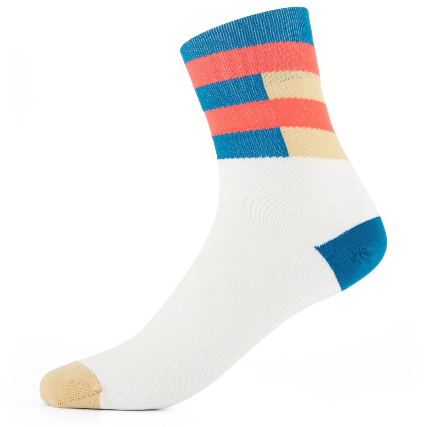 Чорапи за бягане INCYLENCE Ultralight Spirals Running socks - Petrol Inferno
