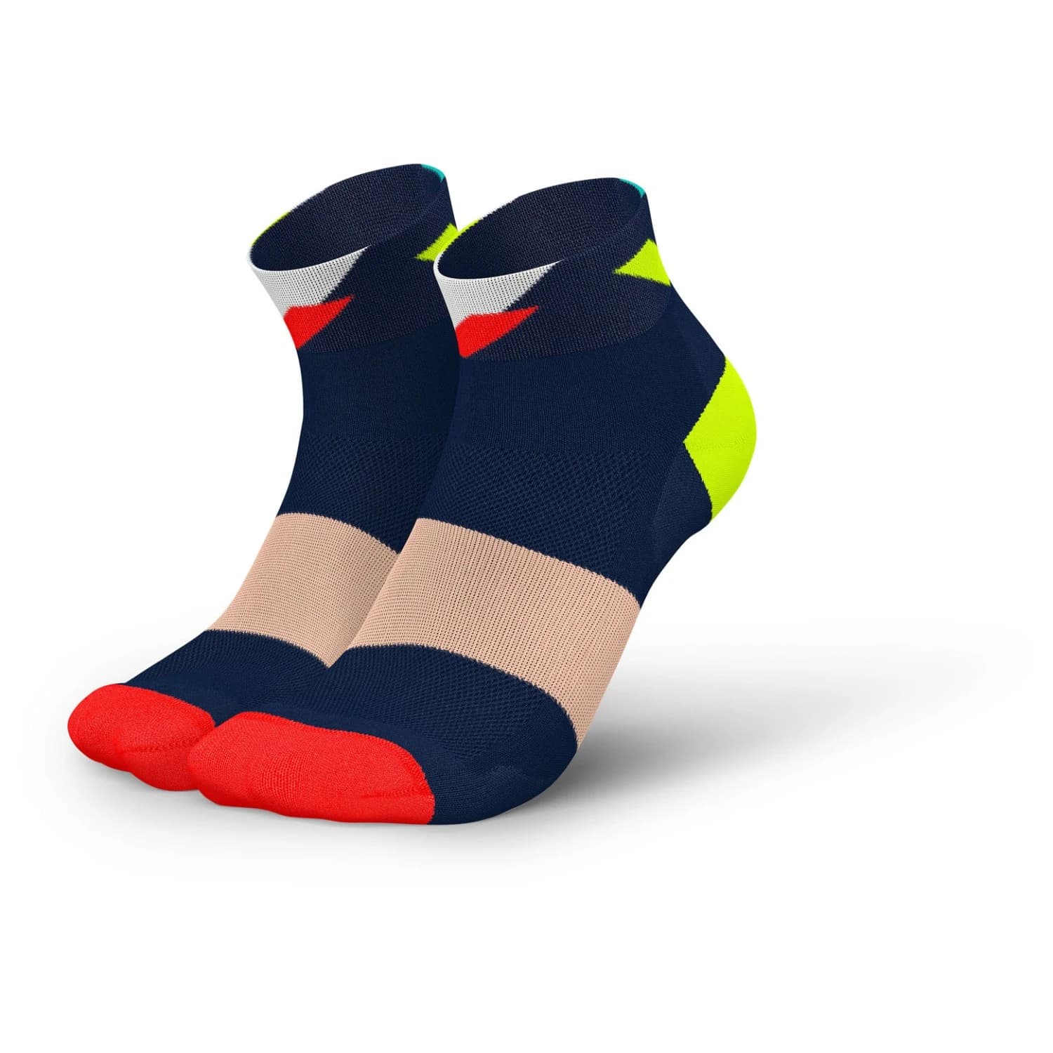 Чорапи за бягане INCYLENCE Ultralight Strikes Short Running socks - Navy Blue Inferno