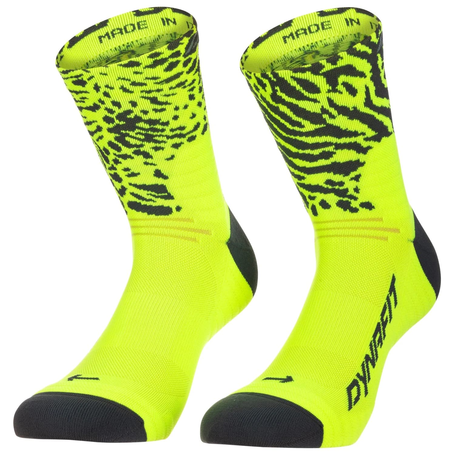 Чорапи за бягане Dynafit Run Wild Mid Running socks - Ultra Yellow