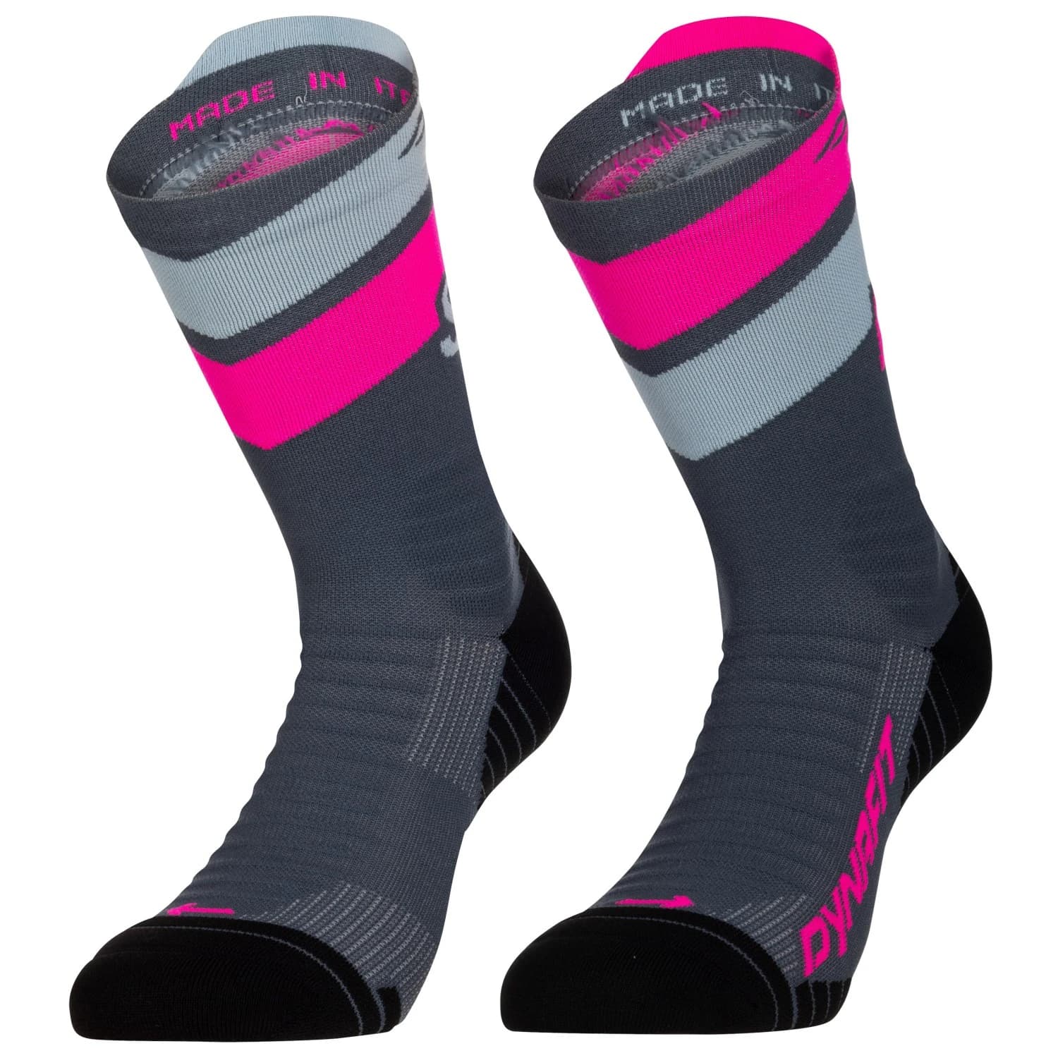 Чорапи за бягане Dynafit Ultra Crew Running socks - Cinder / Pink Glo