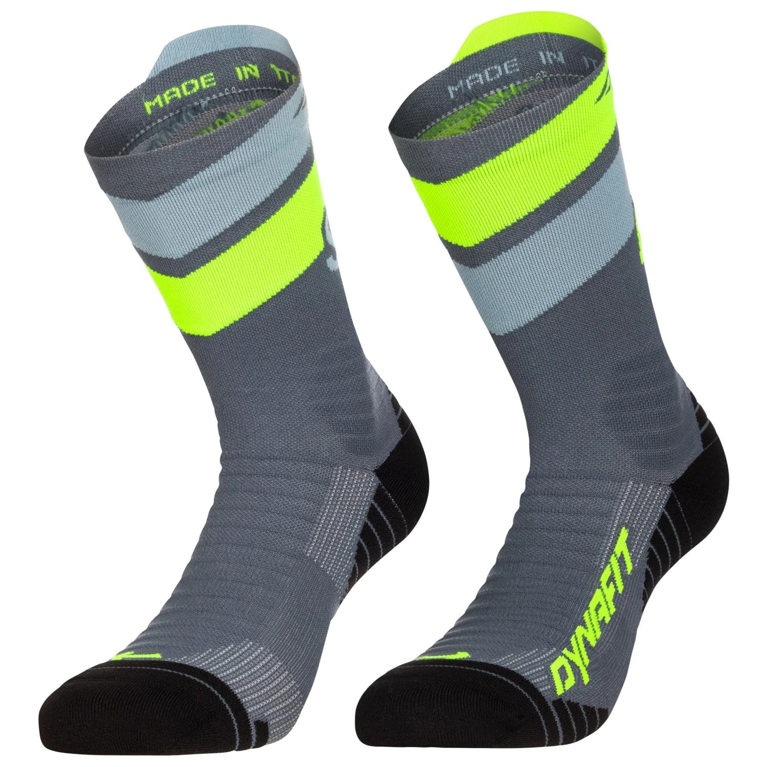 Чорапи за бягане Dynafit Ultra Crew Running socks - Cinder / Ultra Yellow