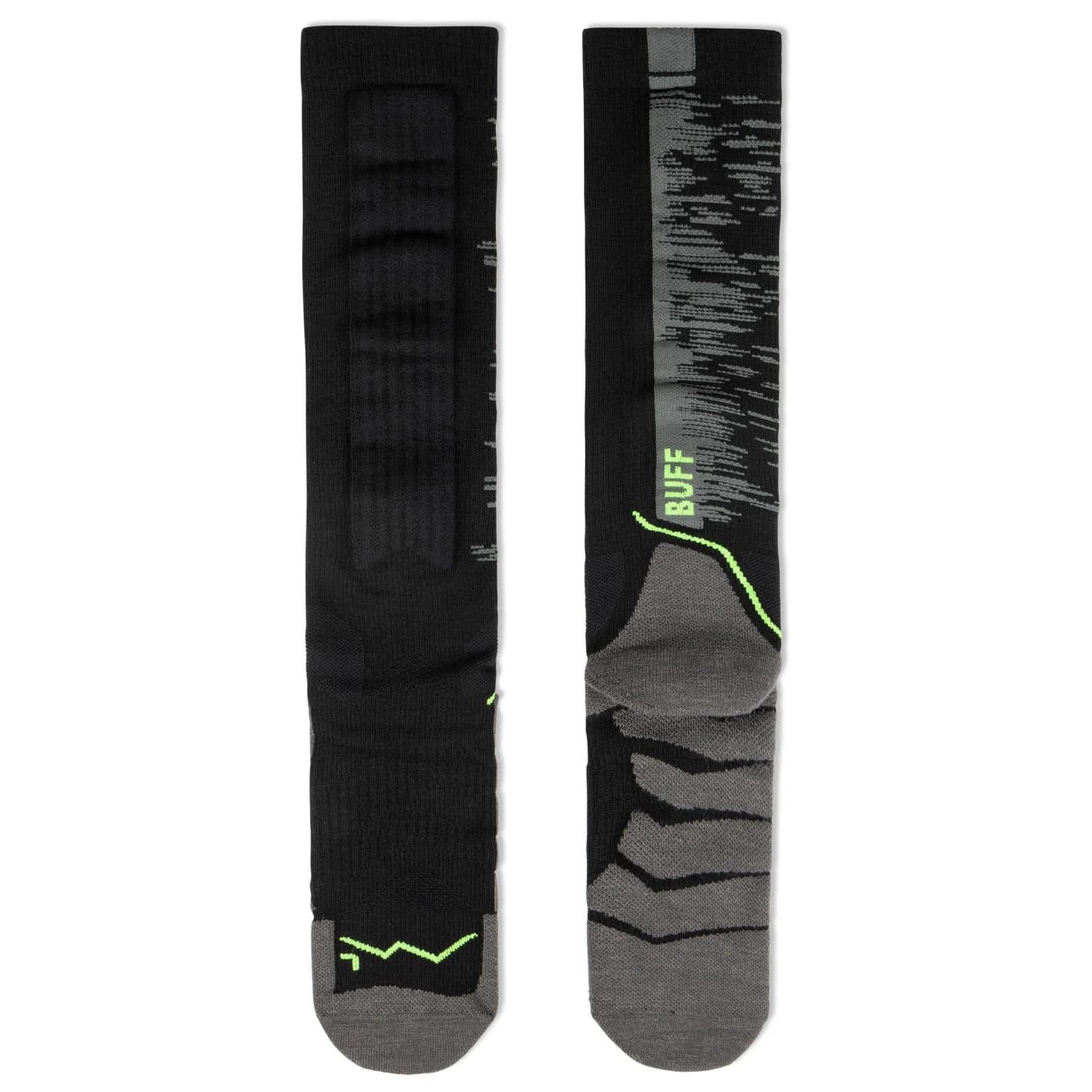 Ски чорапи Buff Merino HW Over The Calf Ski socks - Hwo2 Black