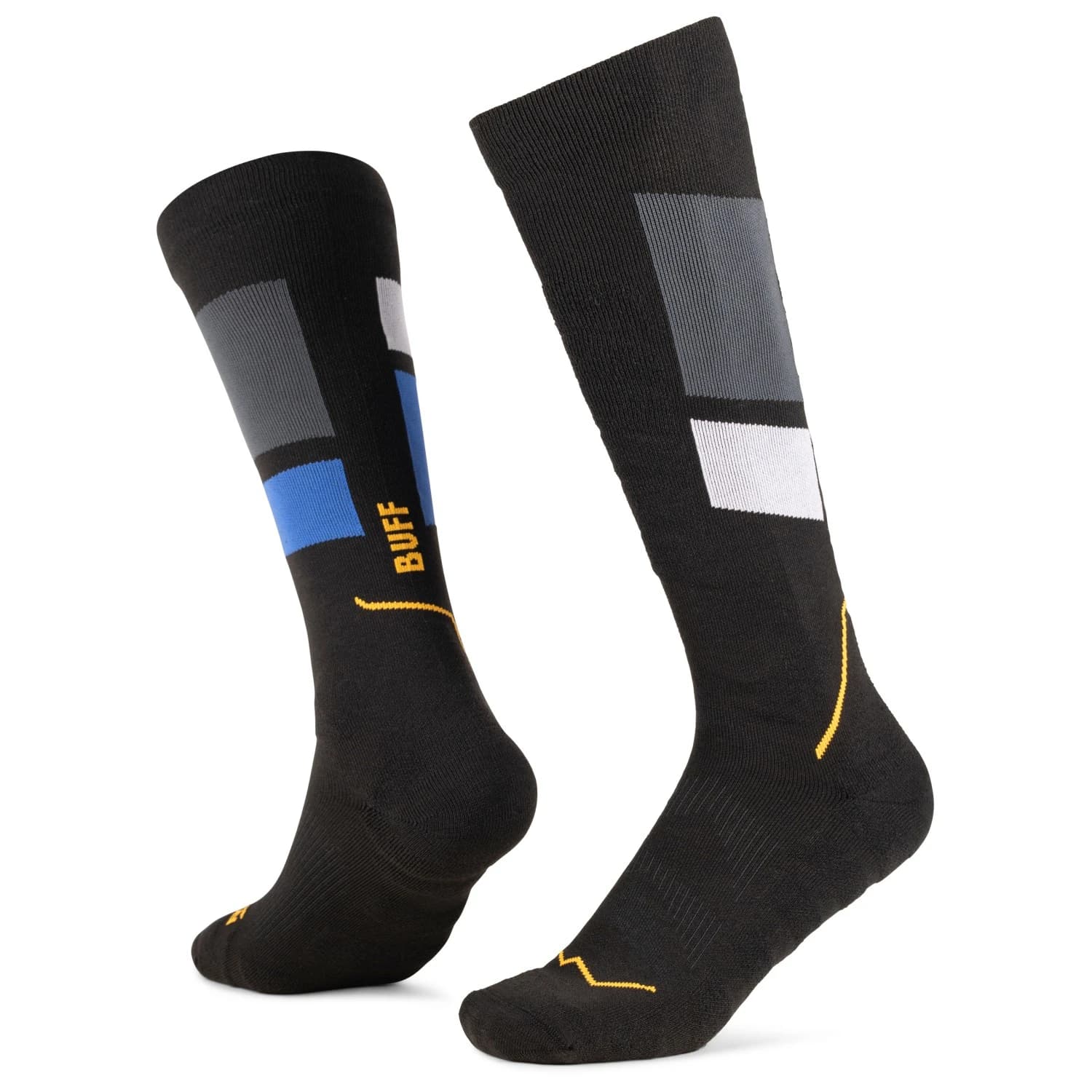 Ски чорапи Buff Thermonet Over The Calf Ski socks - Black